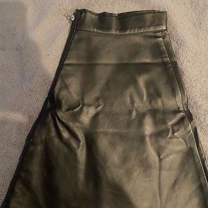 Leather skirt